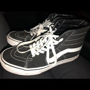 Black Sk8 high vans